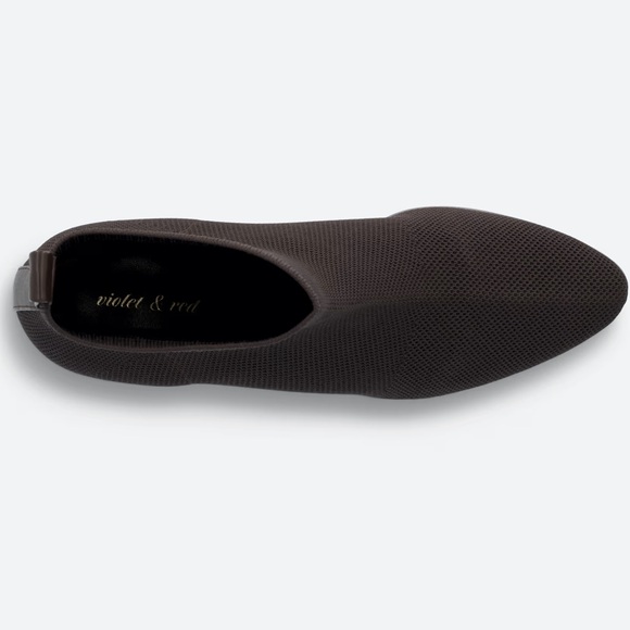 NWT *STITCH FIX* Sz 8.5 VIOLET & RED Clarissa Bootie in Brown - Picture 4 of 5